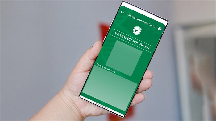 Chứng nhận đã được tiêm 2 mũi vacxin COVID-19