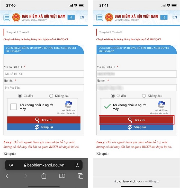 cách tra cứu trợ cấp thất nghiệp cực nhanh