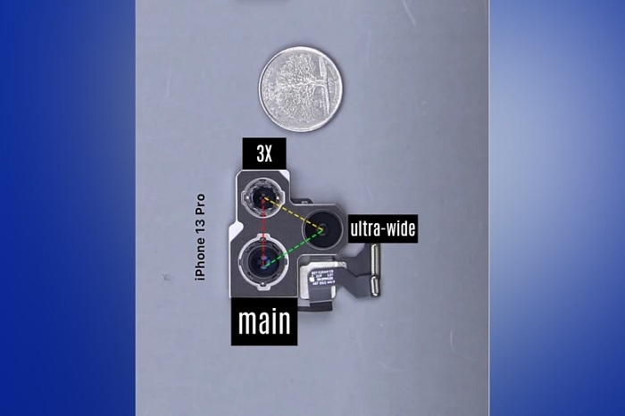 Cách sắp xếp camera trên iPhone 13 Pro Max