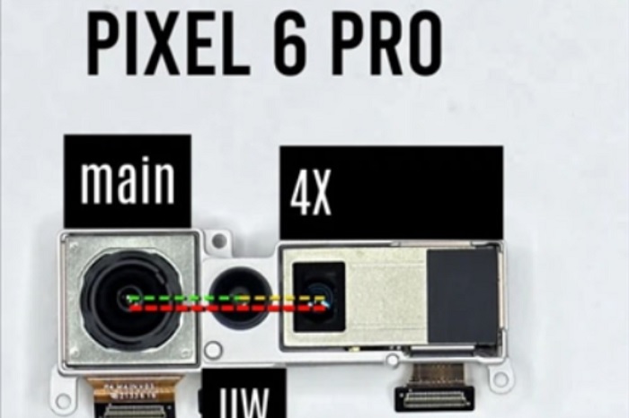 Cách bố trí camera trên Google Pixel 6
