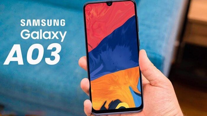 Galaxy A03 gây ấn tượng với màn hình 6.5 inch