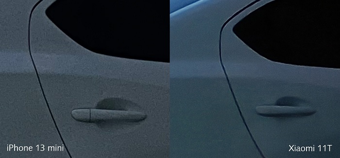 Hình ảnh chụp từ Xiaomi 11T mất khá nhiều chi tiết và đường nét không còn sắc sảo