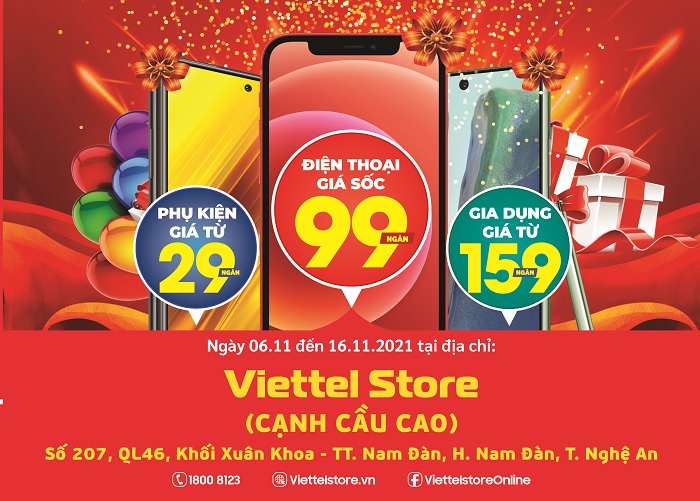 Khai trương siêu thị Viettel Store mới tại Nghệ An