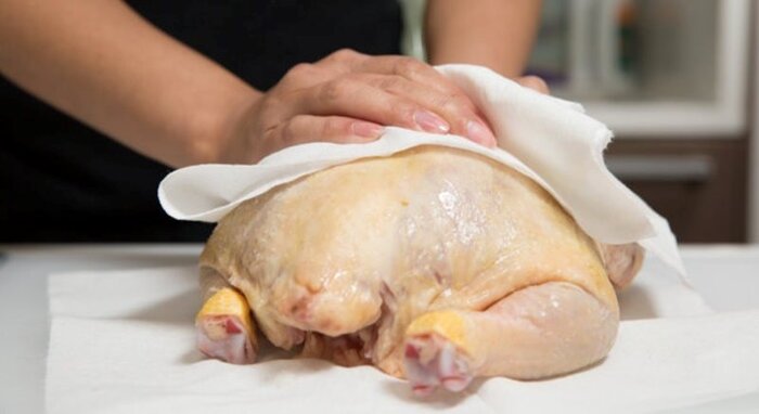 Cần thấm khô thực phẩm sau rã đông