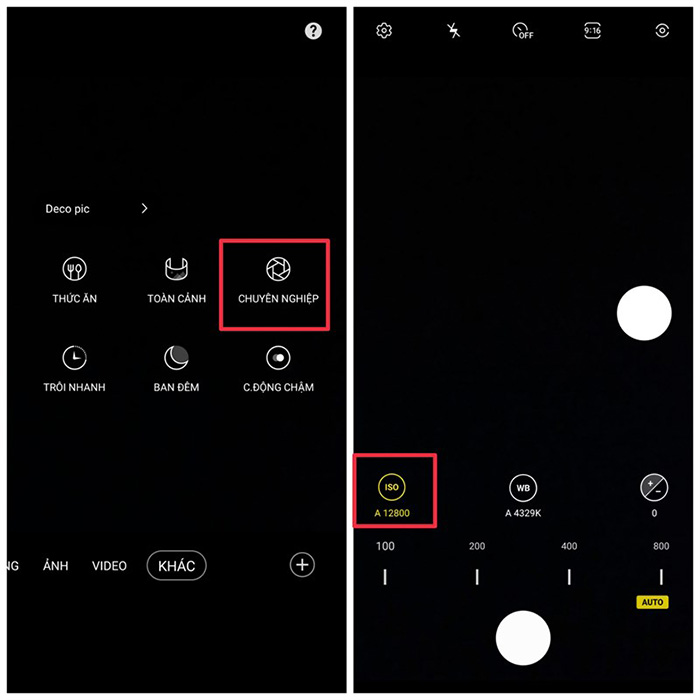 Mẹo chụp ảnh đẹp trên điện thoại Samsung - Điều chỉnh ISO phù hợp với bối cảnh