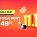 Siêu Sale 11.11 - Săn Liền Mua Ngay - Giảm Đến 49%