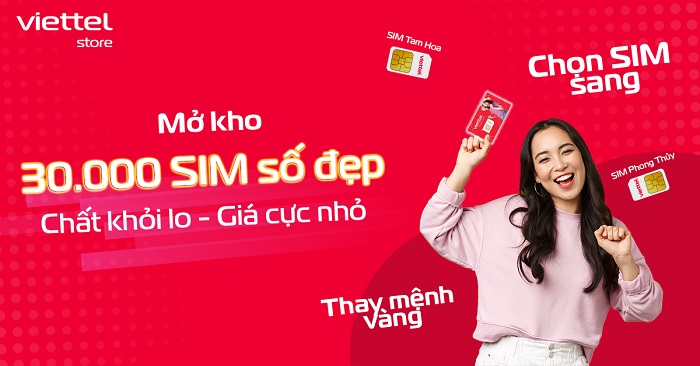 Mở kho 30.000 SIM số đẹp - Chất khỏi lo- Giá cực nhỏ