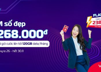 Mua SIM số đẹp chỉ còn 268.000đ, miễn phí gói cước lên tới 120GB data/tháng