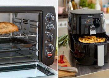 So sánh lò nướng và nồi chiên không dầu
