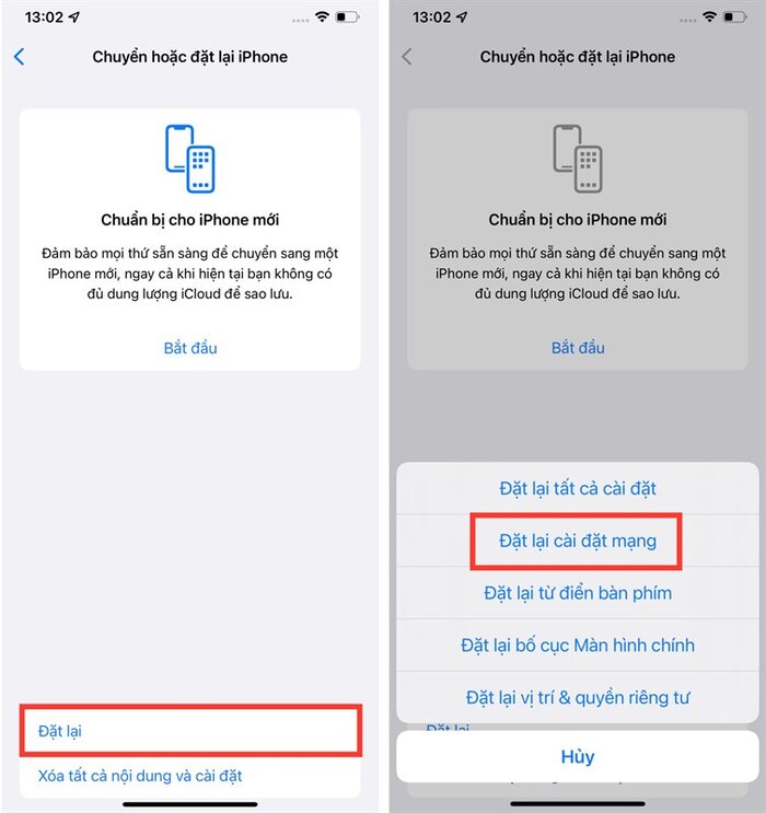 Kiểm tra kết quả sau quá trình thao tác