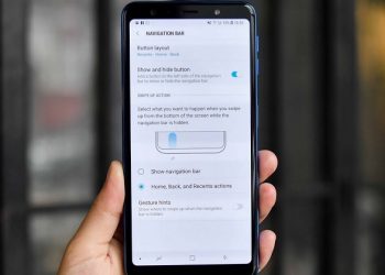 thay đổi thanh điều hướng trên điện thoại Samsung