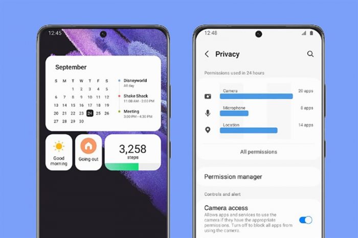 Quyền riêng tư One UI 4.0 có sự thay đổi