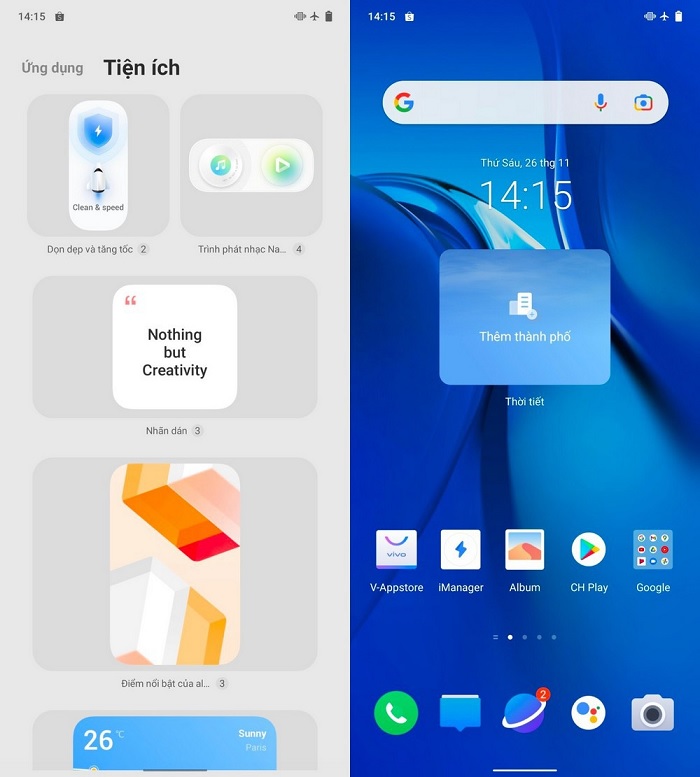 Tùy chỉnh giao diện chính đem đến trải nghiệm trực quan hơn