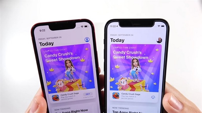 Phần notch trên iPhone 13 mini được thu nhỏ 20%