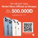 Ra mắt gian hàng Viettel Store Official tại Shopee tặng voucher 500.000 đồng