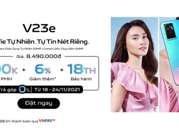Đặt trước Vivo V23e nhận ngay ưu đãi giảm giá, trả góp 0%,…
