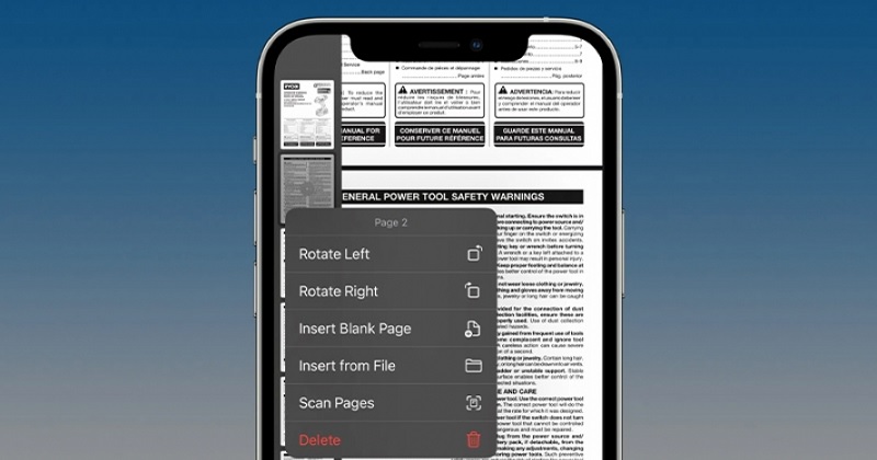 cách sửa file PDF trên iOS 15