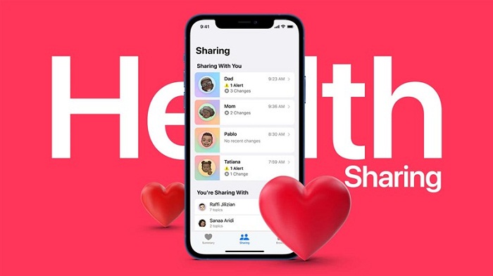 Cách chia sẻ dữ liệu sức khỏe trên iPhone