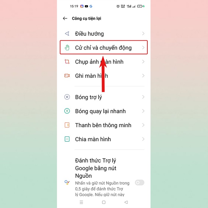 cách chụp màn hình điện thoại Oppo
