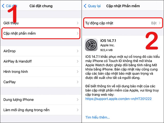 Tắt tự động cập nhật và tải về giúp iPhone mượt mà hơn