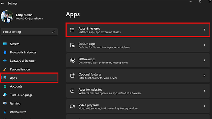 Cách tăng tốc Windows 11 - truy cập vào Settings