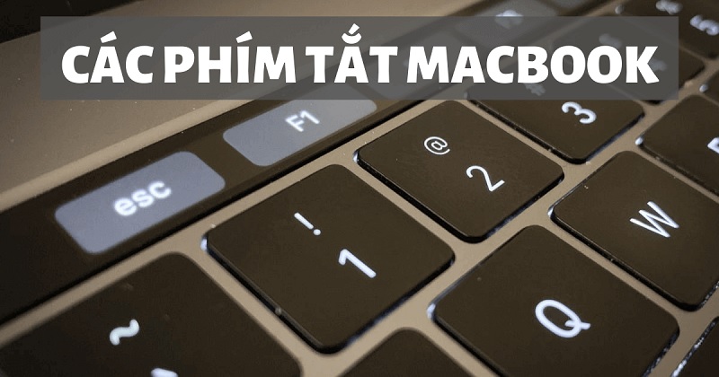 Cách xem các phím tắt trên MacBook