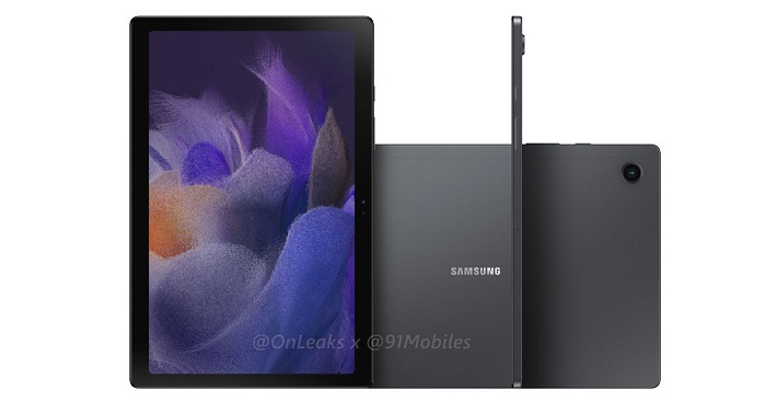 Ảnh render Galaxy Tab A8 2021