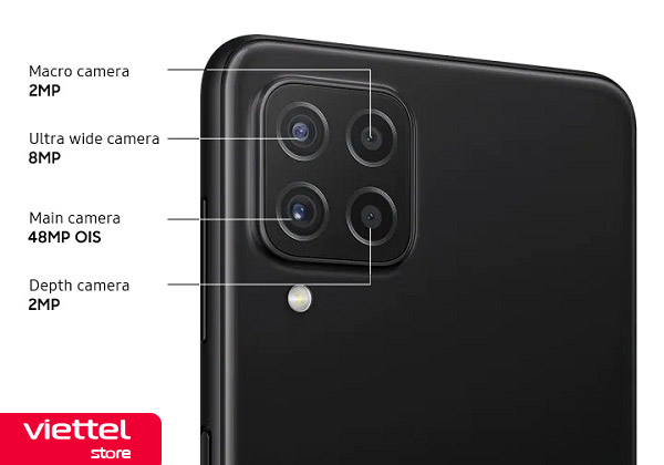 Samsung Galaxy A22 sở hữu cụm 4 camera sau