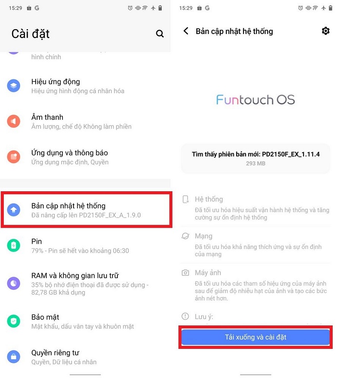 Cập nhật phần mềm mới