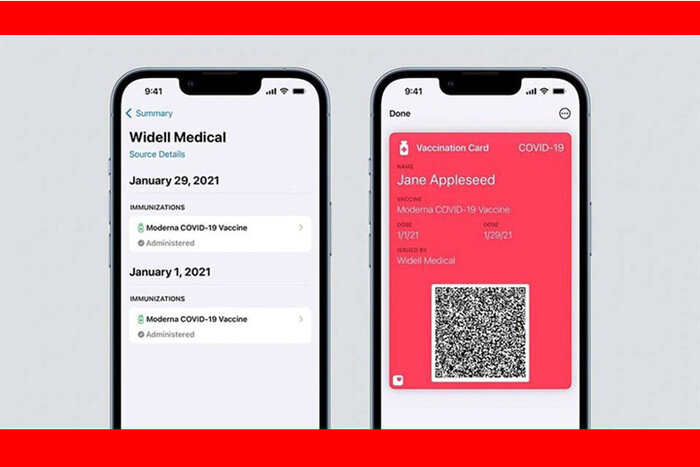 Wallet được hỗ trợ thêm cho thẻ vắc xin
