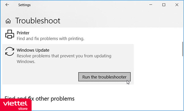 Chạy trình Windows Update và Activation