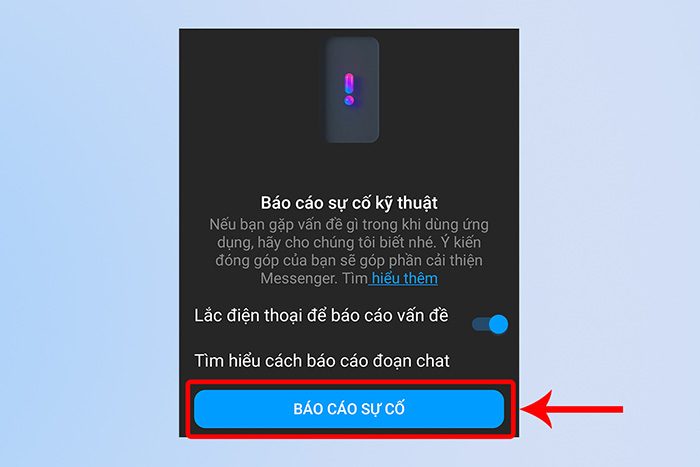 Chọn báo cáo sự cố
