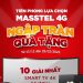 Tiên phong lựa chọn Masstel 4G – Ngập tràn quà tặng