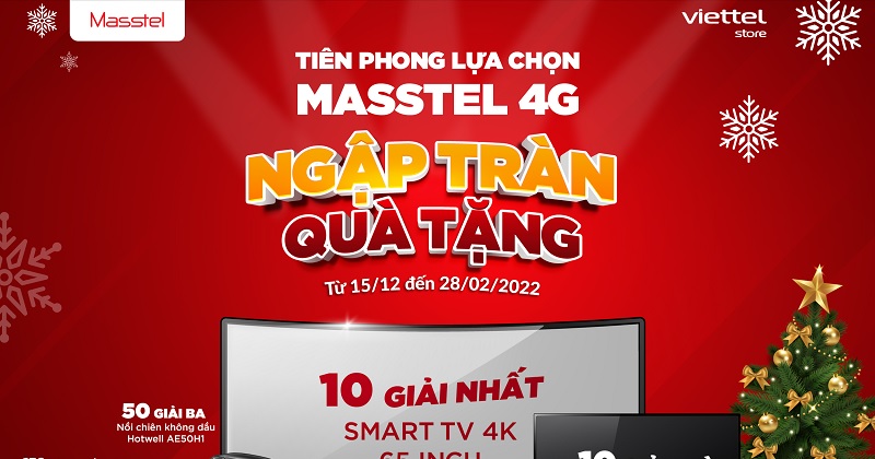 Tiên phong lựa chọn Masstel 4G – Ngập tràn quà tặng