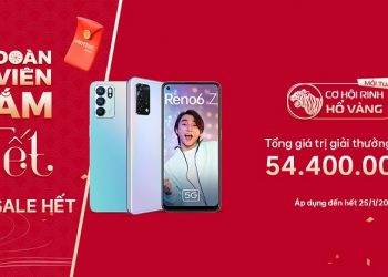 Rinh hổ vàng – Rước lộc sang – OPPO sale hết đón tết
