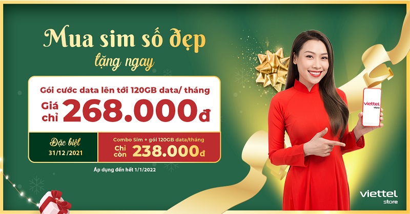 Đón năm mới, Deal phơi phới – Mua SIM số đẹp tặng ngay gói cước data lên tới 120GB/tháng giá chỉ 268.000đ