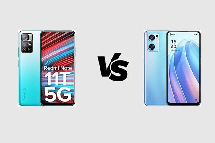 So sánh Xiaomi Redmi Note 11T và OPPO Reno7 SE về thiết kế