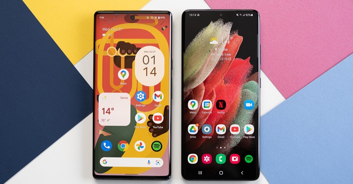 So sánh Pixel 6 Pro với Samsung Galaxy S21 Ultra