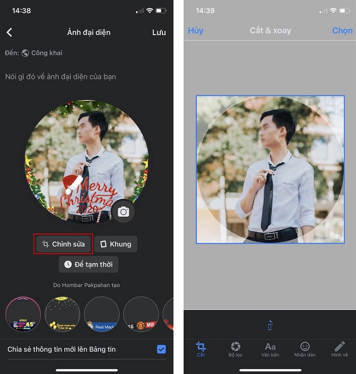 Chỉnh sửa ảnh theo ý muốn