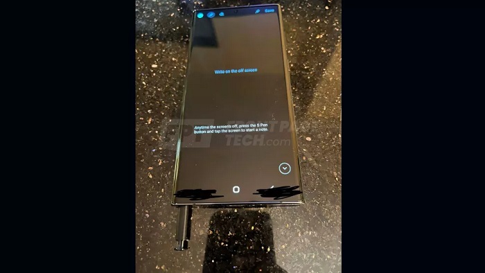 Ảnh thực tế màn hình của Galaxy S22 Ultra