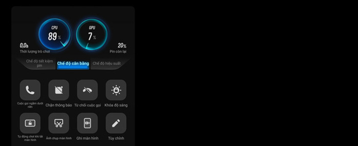 Bộ quản lý hiệu năng khi chơi game