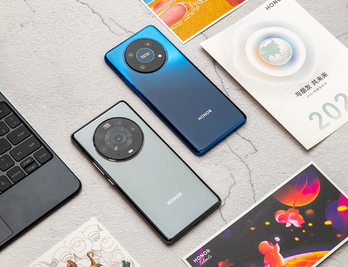 Honor X30 màu xanh và màu đen