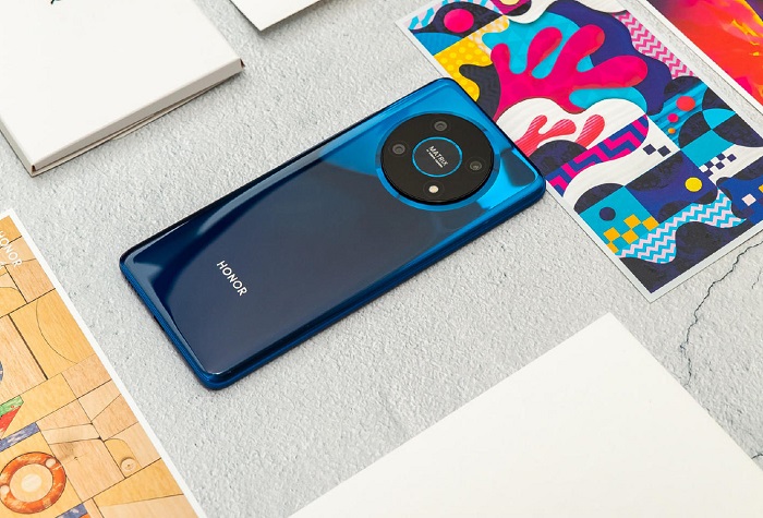 Honor X30 màu xanh và màu đen