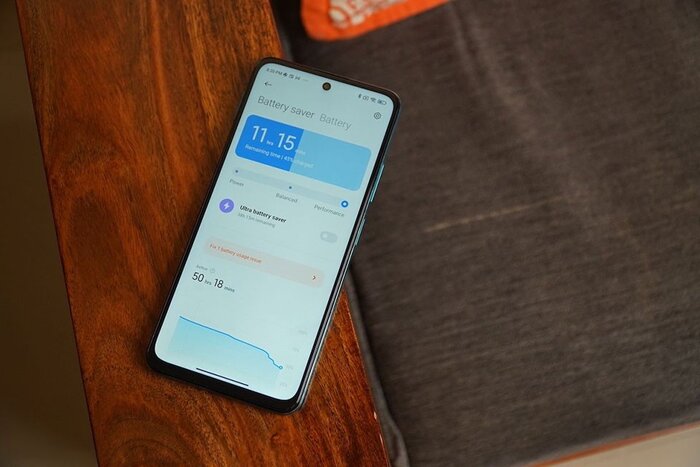 Thiết kế mặt trước của Redmi Note 11T