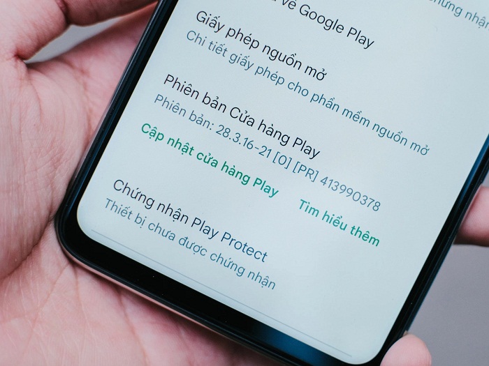 Bphone A40 vẫn chưa được cấp chứng nhận Play Protect