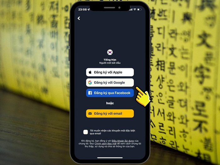 Đăng ký tài khoản