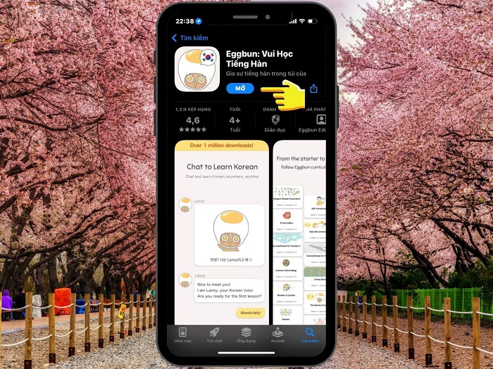 Khởi động ứng dụng