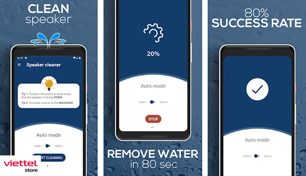 Phần mềm làm sạch loa điện thoại