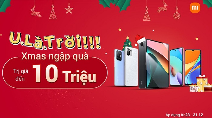 U.Là.Trời!!! Xmas ngập quà trị giá đến 10 triệu đồng cùng Xiaomi