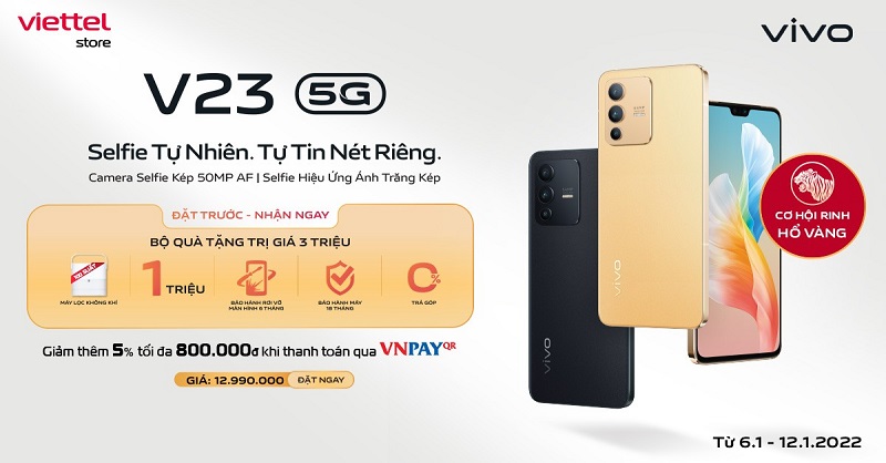 Đặt trước Vivo V23 5G